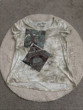 "Paris" shirt with sparkles size m